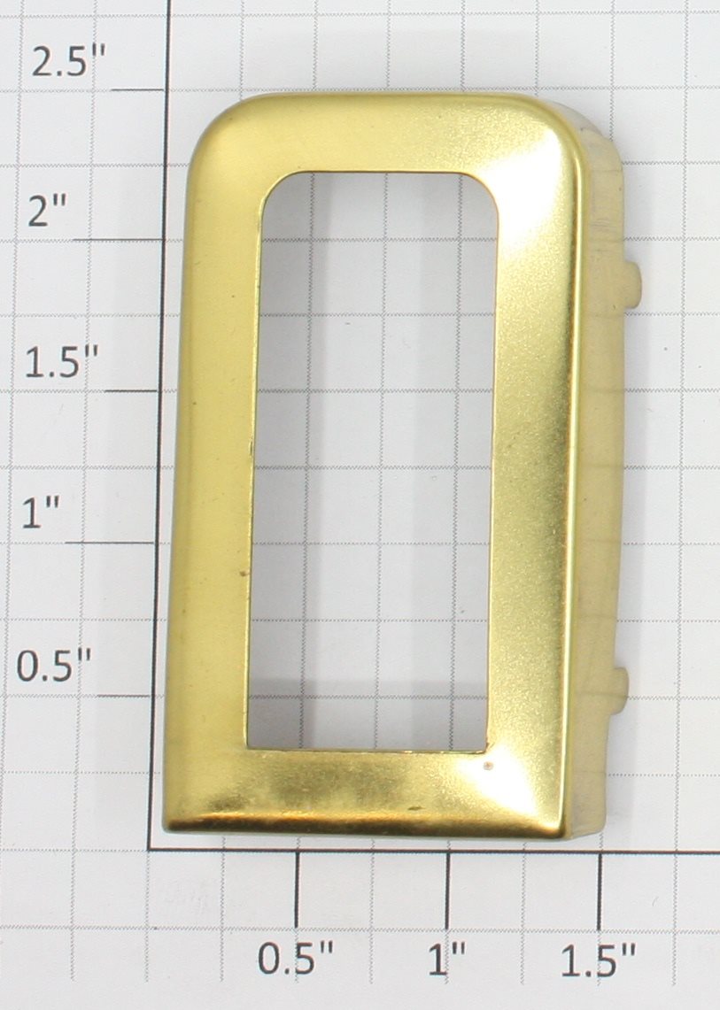Lionel 418-13 Brass Unpainted Passenger Car Vestibule End (Repro-Brass)
