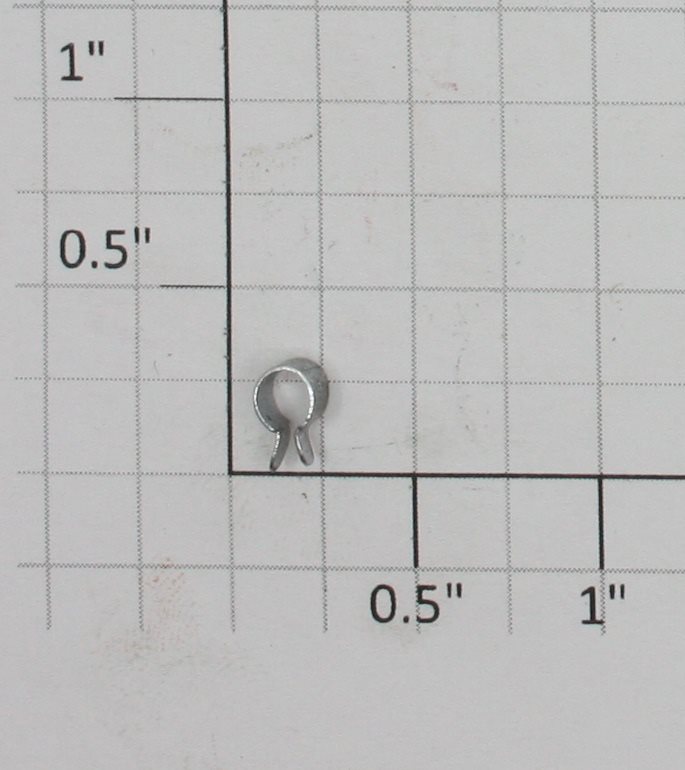 Lionel 408-10 Nickel Steam Pipe Stanchion (Repro-Nickel)