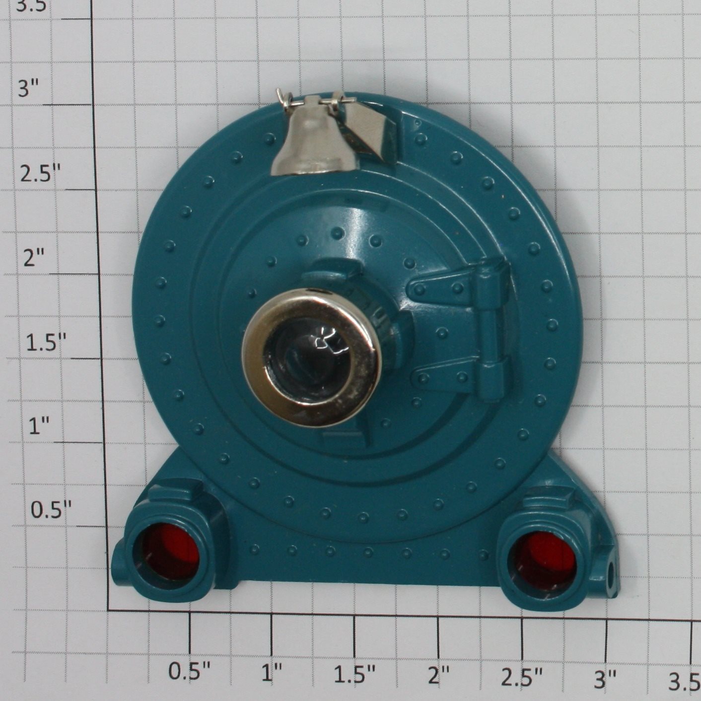 Lionel 400E-88 Blue Comet Boiler Front Complete (Repro-Blue Trimmed)
