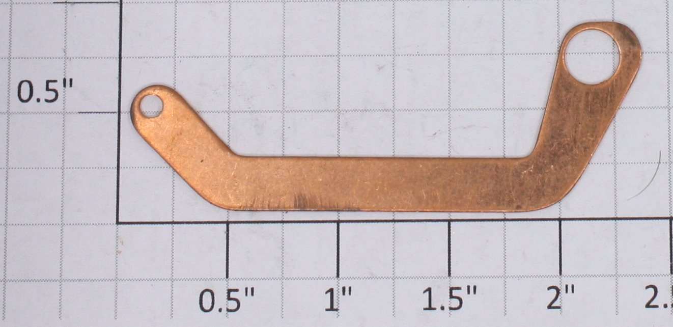 Lionel 400E-121 Brush Plate Bild-A-Loco Copper Connecting Lever (Reproduction)