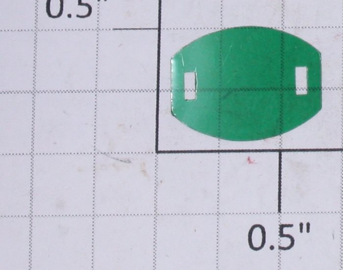 Lionel 62-7 Standard Gauge Locomotive Green Front Boiler Lens (Repro-Green)
