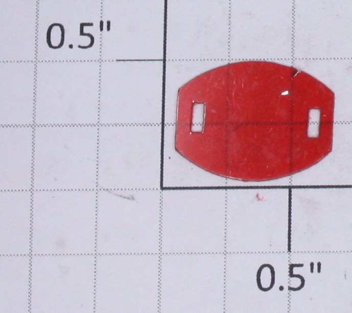 Lionel 62-6 Standard Gauge Locomotive Red Front Boiler Lens (Repro-Red)