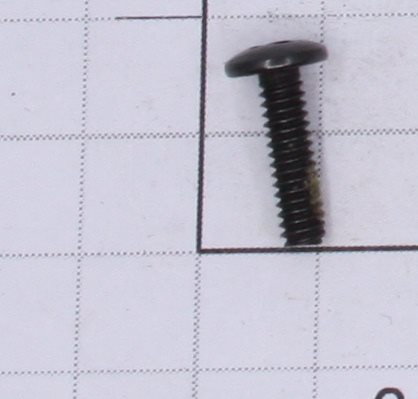 Lionel 8064-90 #3-48 x 3/8" Black Pan Head Phillips Machine Screw (Repro-Black/PH)