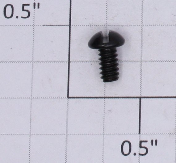 Lionel #6-32 x 1/4" Black Slotted Round Head Screw (Repro-Black/RH)