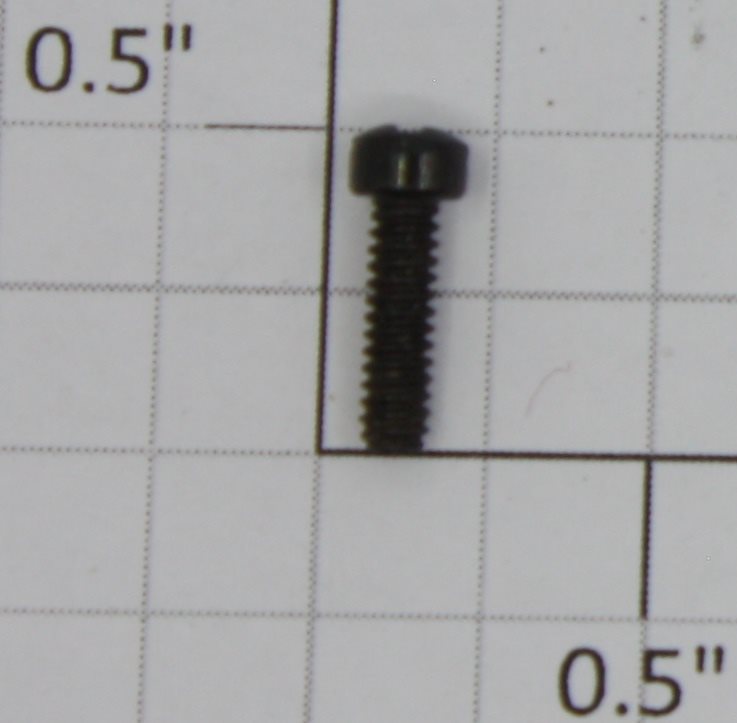 Lionel 8600-49 #4-40x3/8" Black Phillips Fillister Head Boiler Screw #2046 (Reproduction)
