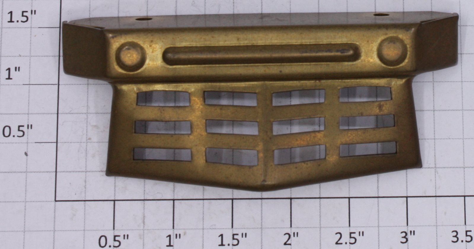 Lionel 385E-40 Brass Tinplate Pilot & Cowcatcher - Fits 385E, 392E, 1835E (Repro-Brass)
