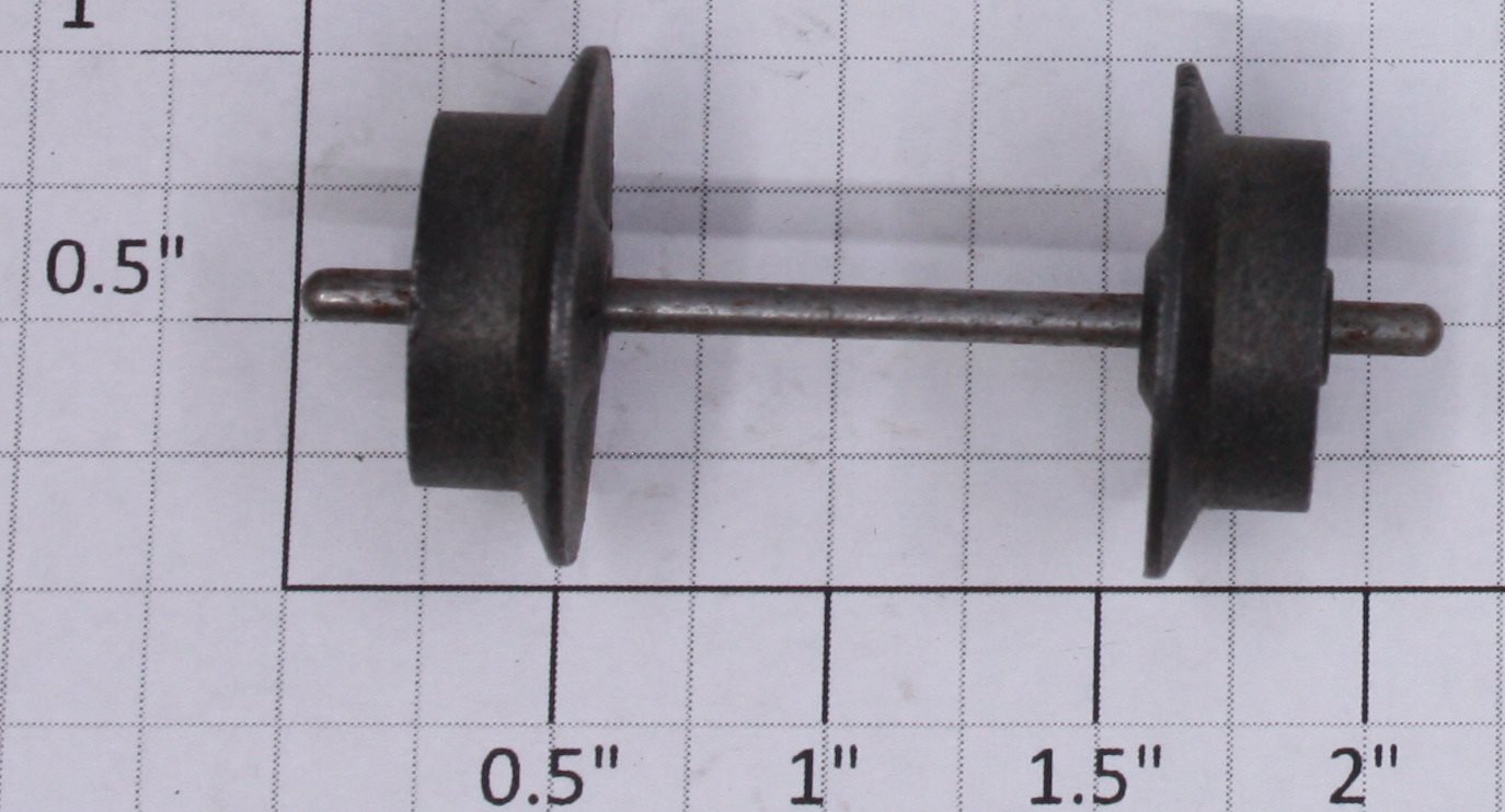 Lionel 675-52 Spoked Rear Wheel Set with Axle (Repro-with Axle)