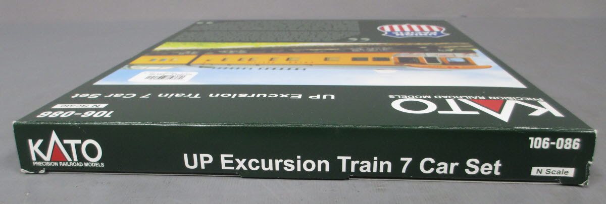 Kato 106-086 N Union Pacific Excursion Train Set (Set of 7