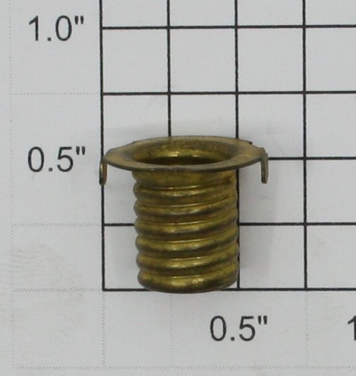 Lionel 217-35 Brass Firebox Screw Base Light Socket Assembly (Used)