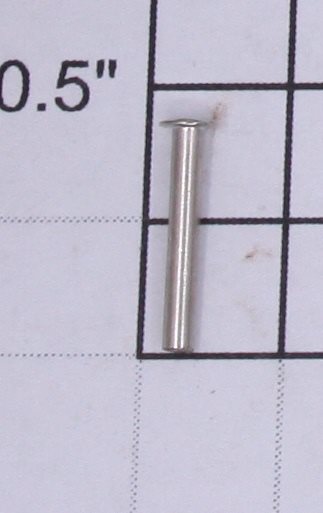 Lionel TC-23 O Gauge .058" OD x .43" L Nickel Coupler Knuckle Rivet (Repro-Nickel)