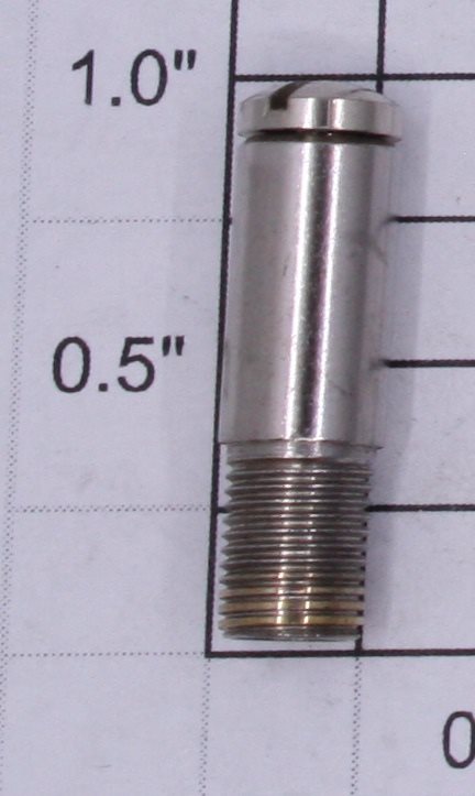 Lionel 400E-114 Nickel Brush Tube with Screw-No Clip (Repro-Nickel)