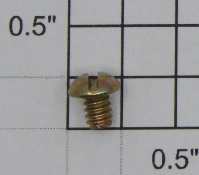 Lionel #6-32 x 3/16" Brass Slotted Round Head Machine Screw
