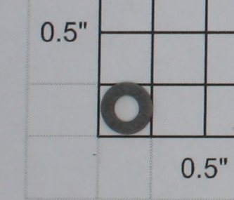 Lionel 2026-120 1/4" Gray Armature Fiber Washer (Repro-Gray)