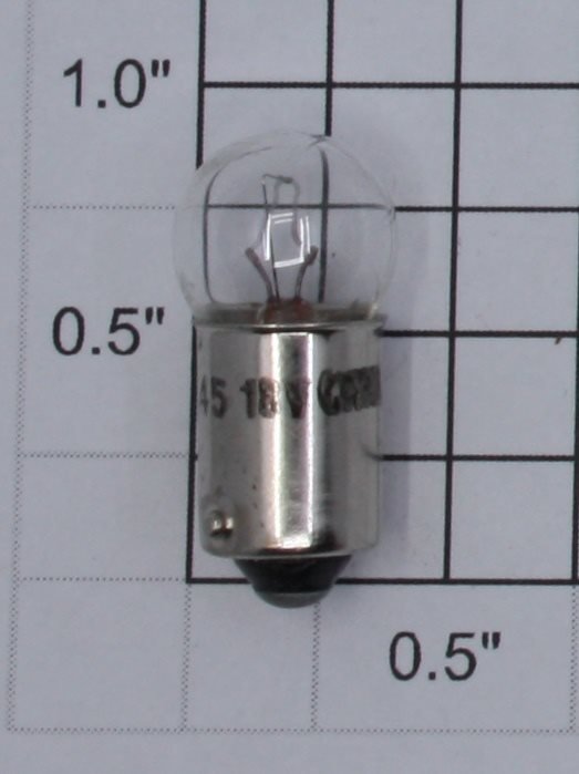 Lionel 1445 18 Volt Bayonet Base Clear Small Globe Light Bulb (Clear)