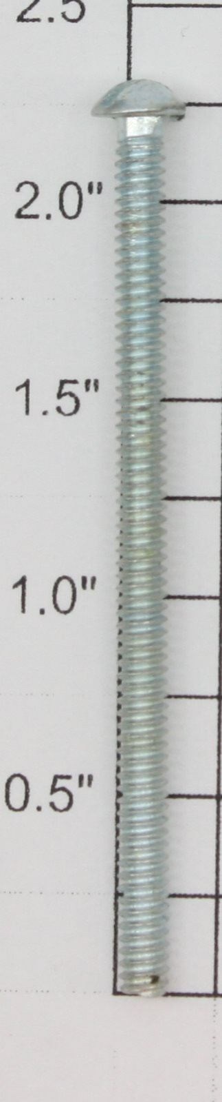 Lionel #6-32 X 2-3/16" Nickel Round Head Screw (Nickel Round Head)