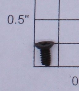 Lionel 9700-25 #4-36 x 1/4" Black Phillips Flat Head Machine Screw (Reproduction)