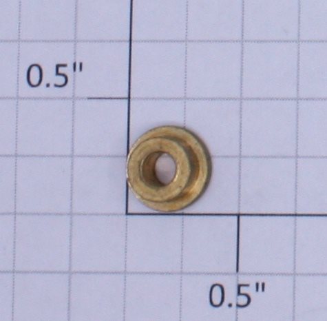 Lionel 2026-107 Brass Axle Plain Side Bearing Bushing (Original-Brass)