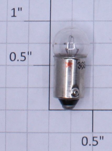 Lionel 363 14-Volt Bayonet Base Clear Small Globe Extra Bright Light Bulb (Clear)