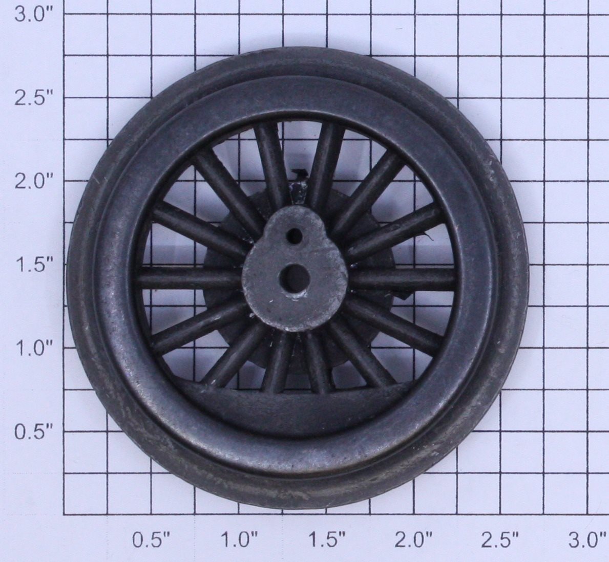 Lionel 390-43 Blackened 14-Spoked Gear Wheel (Blackened-Gear)