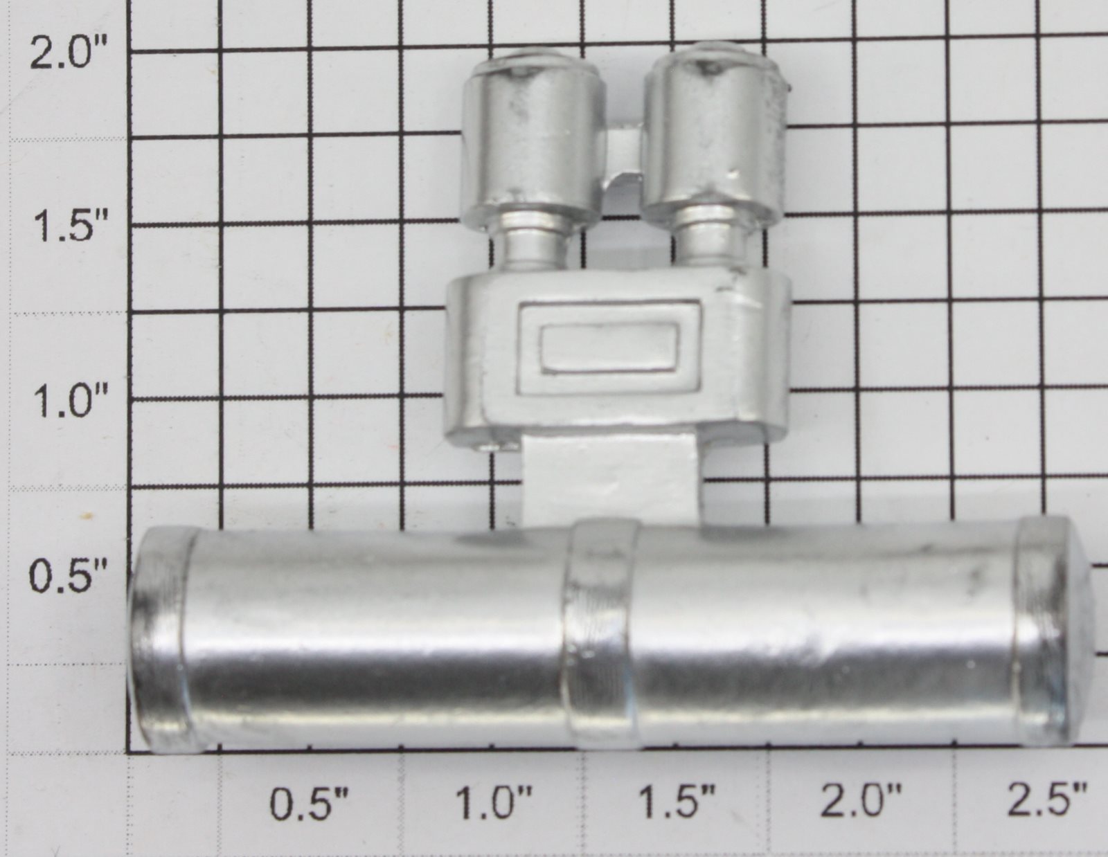 Lionel 400E-97 Standard Gauge Matte Nickel Air Pump (Repro- Matte Nickel)