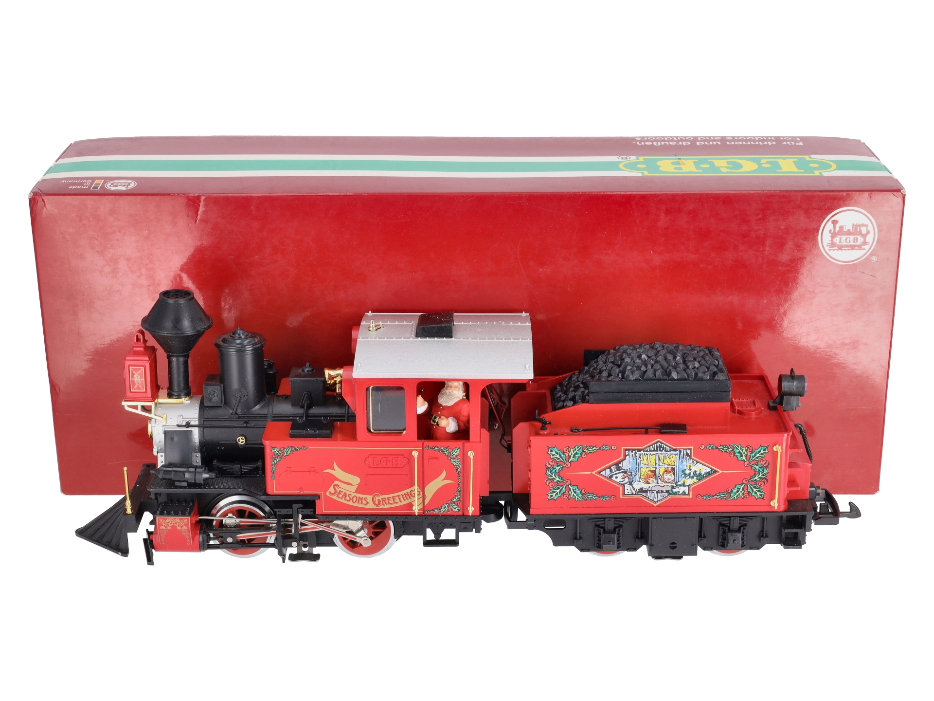 LGB 25171 G Scale Christmas Steam Locomotive & Tender EX/Box | eBay