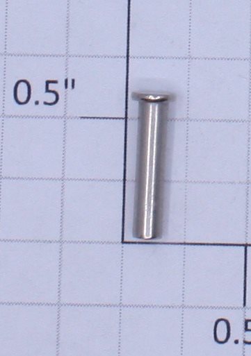 Lionel 481-12 1/8" x 19/32" Collector Roller Rivet (Reproduction)