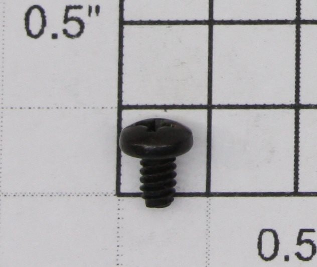 Lionel 101-48 #4-40 x 3/16" Black Round Head Phillips Machine Screw (New)