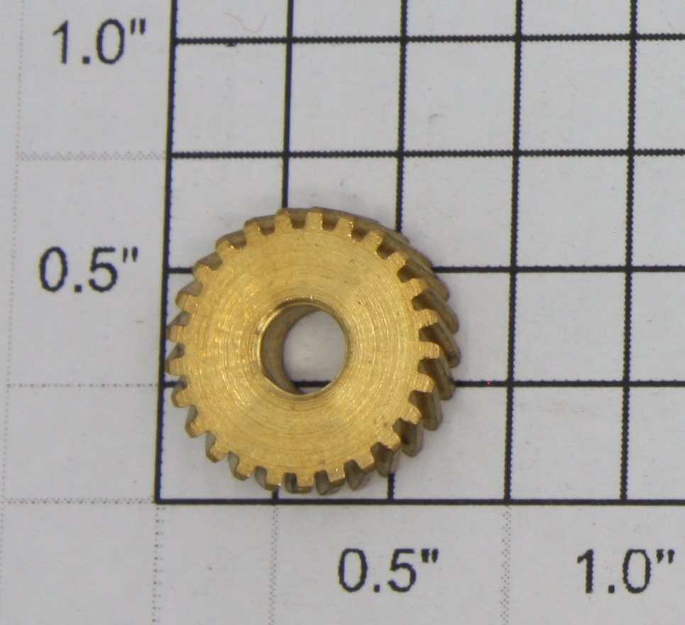 Lionel 726-125 Brass Worm Wheel Bevel Gear (Repro-Brass)