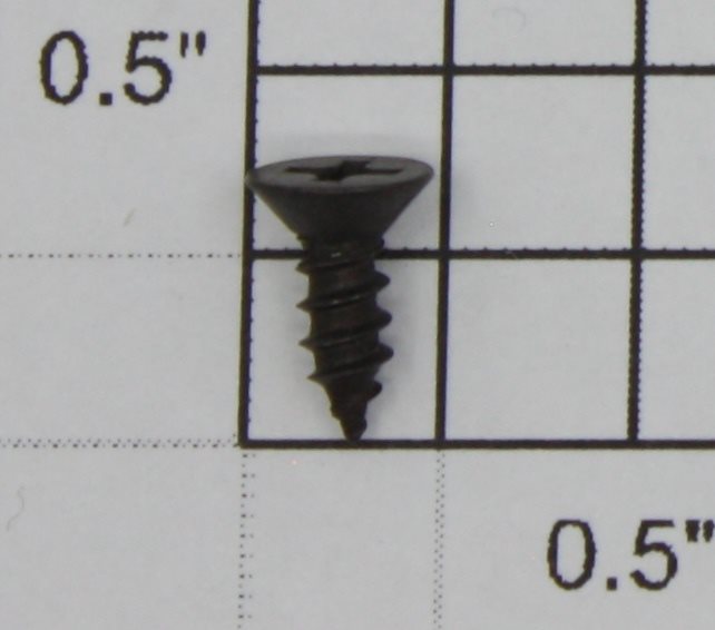 Lionel 2301-31 #6 x 3/8" Black Phillips Flat Head Self Tapping Screw (Reproduction)