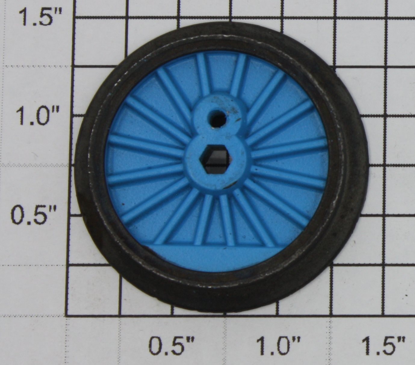 Lionel 18719-124 Thomas the Tank Engine Blue Spoked Flanged End Wheel (New)