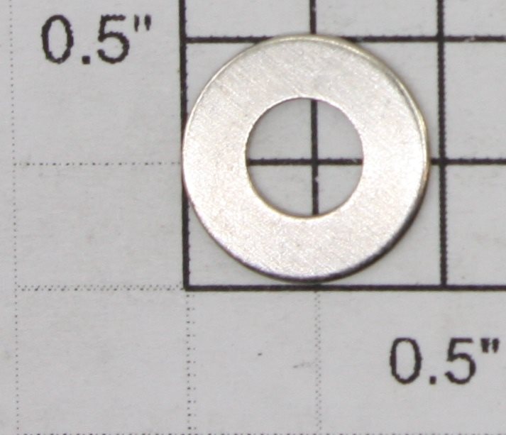 Lionel 9570-107 #1 Nickel Washer OD-29/64 x ID-15/64 W-9/64 (29/64 x 15/64 x 9/64)