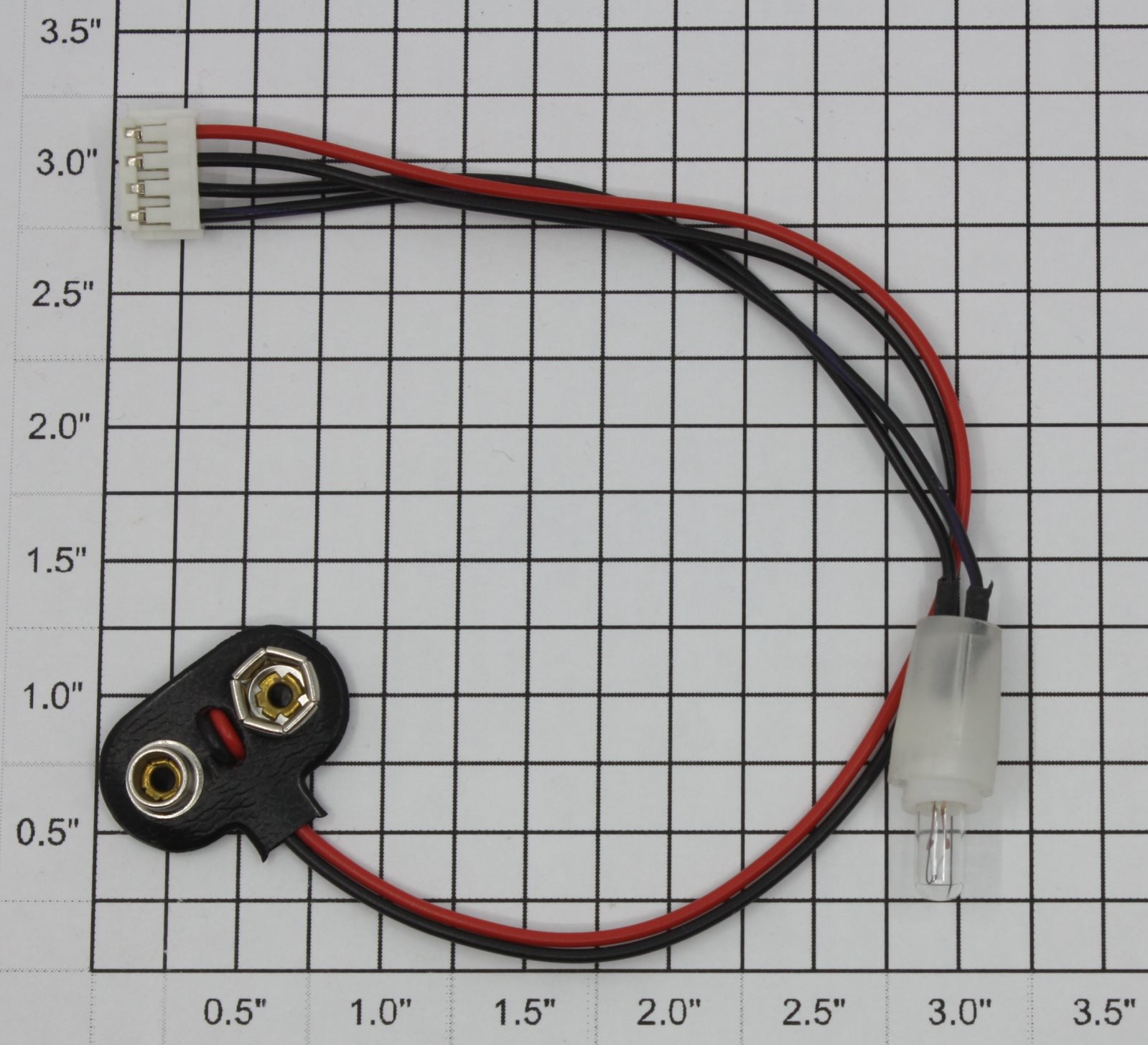 Lionel 8574-136 12V 120MA Lamp Harness with Adapter and Socket (New)