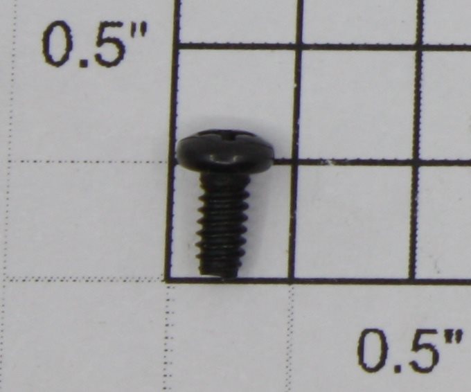 Lionel 8304-165 #4-40 x 1/4" Black Phillips Pan Head Screw (#4-40 x 1/4)