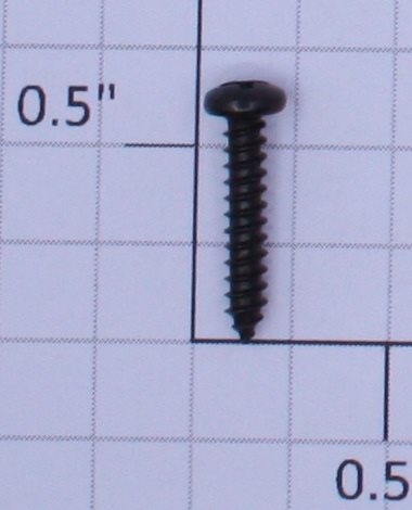 Lionel 352-31 #4 x 5/8" Black Phillips Pan Head Self Tapping Screw (Reproduction)