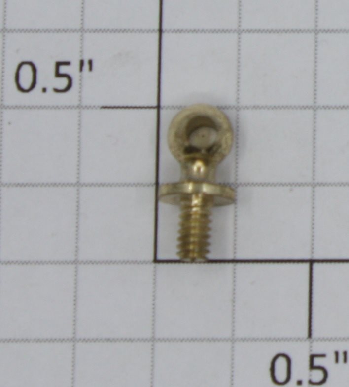 Lionel 400E-107 400E Brass Turned Threaded Boiler Handrail Stanchion (Repro-Brass)