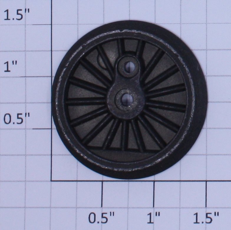 Lionel 18052-8 PRR Plain Torpedo Driver Wheel with Flange (New)