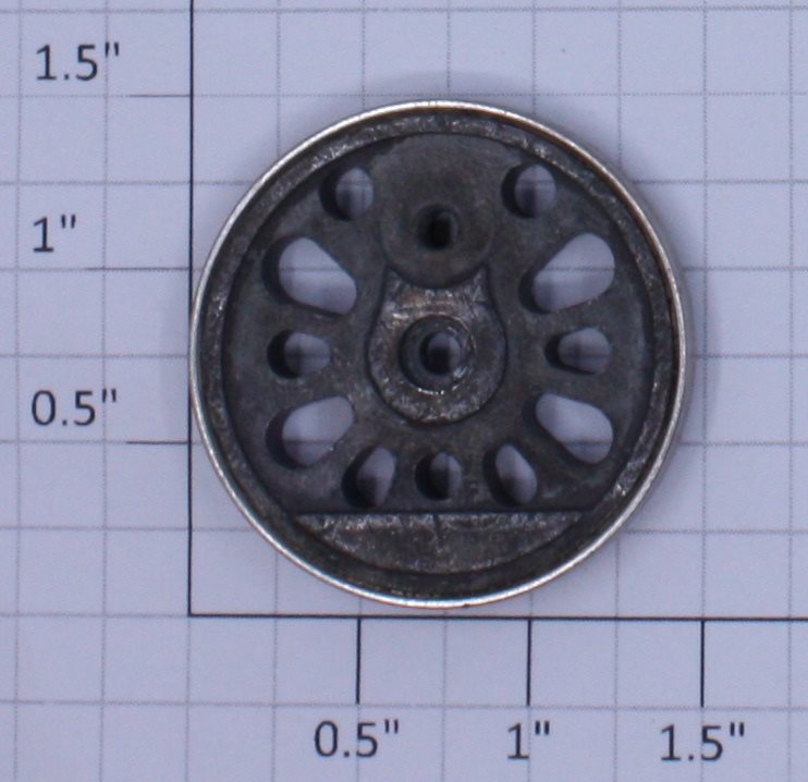 Lionel 18064-631 Driver Center Wheel with Nickel Rim (New)