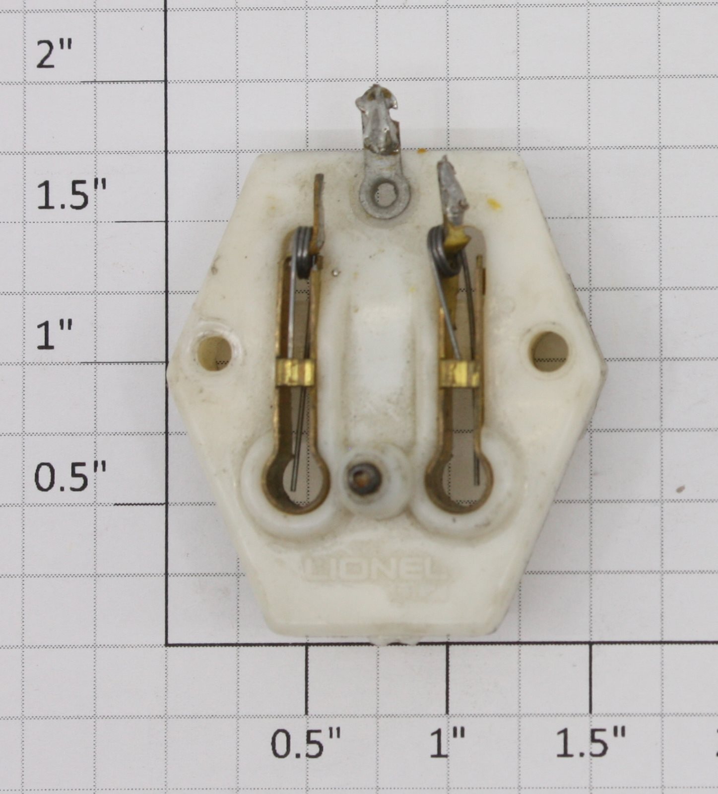 Lionel 8010-139 White Diesel Brush Plate Assembly (Used-White)