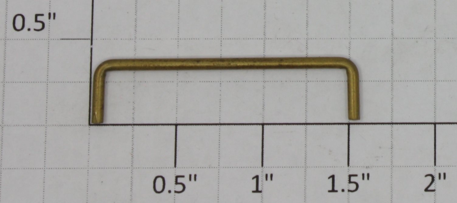Lionel 219-33 1 9/16" Brass Cab Handrail Fits- 256, 260E, 263, and 255 (Repro-Brass)