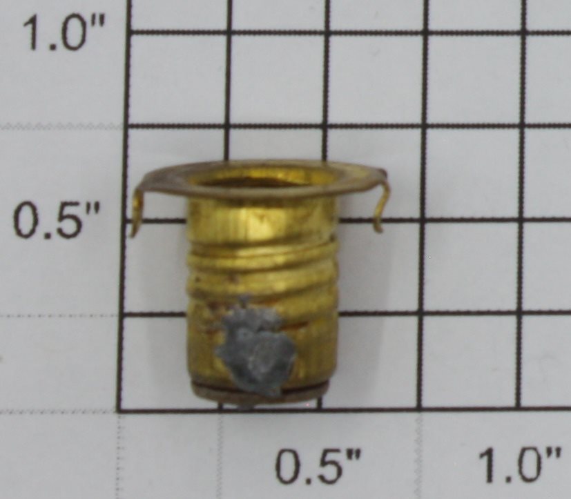 Lionel 217-35 Brass Firebox Screw Base Light Socket Assembly (Used)