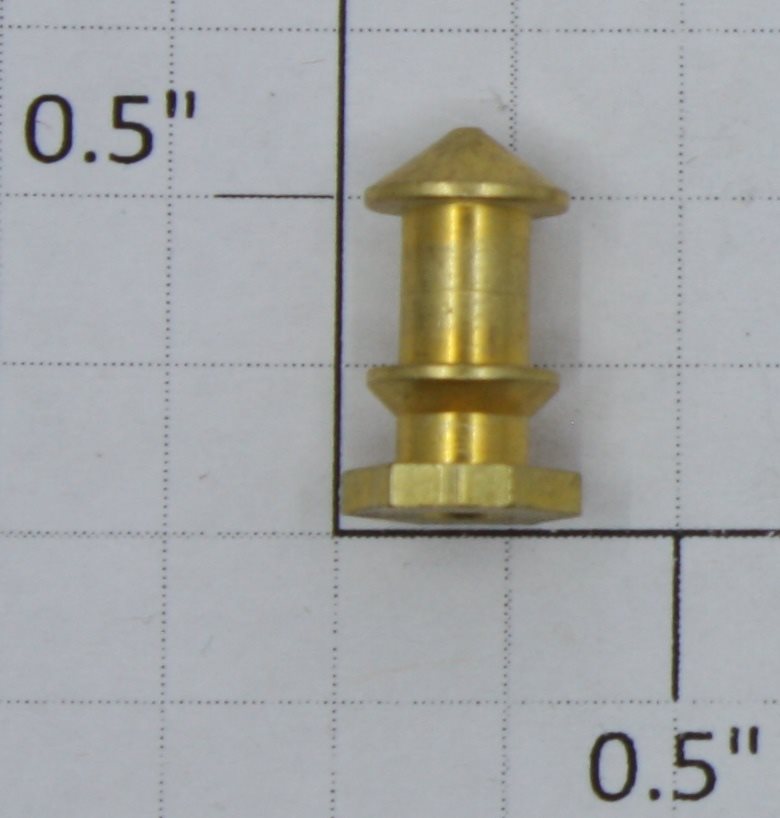 Lionel 253-1 Standard Gauge Medium Brass Whistle with #4-36 Thread (Repro-Med/Brass)