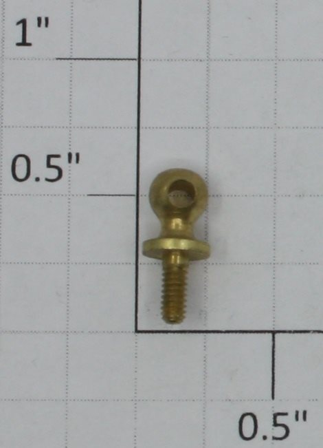 Lionel 400E-107 Brass Turned Threaded Boiler Handrail Stanchion (Repro-Brass)