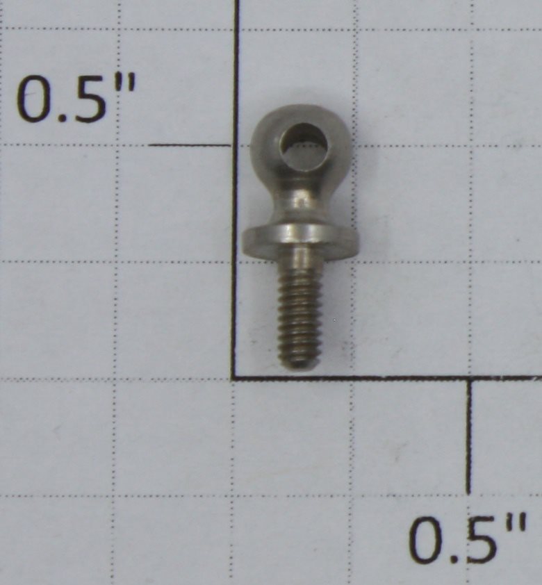 Lionel 400E-107 Nickel Turned Threaded Boiler Handrail Stanchion (Repro-Nickel)
