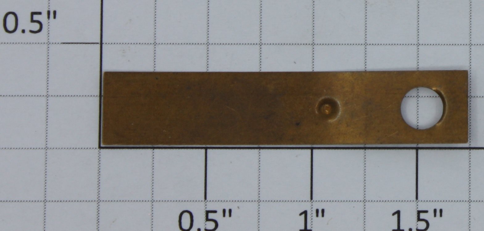 Lionel 259E-60 O Gauge Copper Pilot Truck Tension Spring (Repro-Brass)