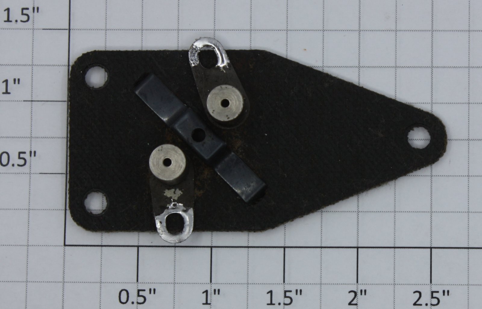 Lionel WS-66 Black Fiber Whistle Brush Plate (Original)