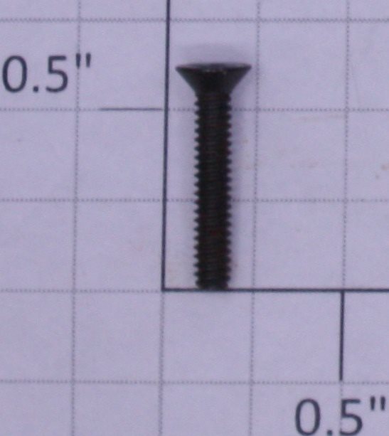 Lionel 2055-93 #4-40 x 5/8" Black Eccentric Crank Flat Head Phillips Screw (New)