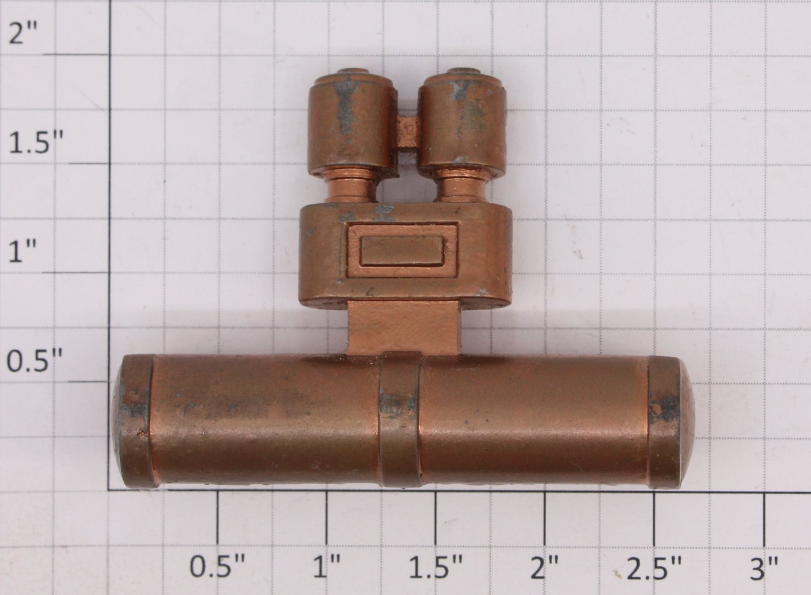 Lionel 400E-97 Standard Gauge Matte Copper Air Pump and Tank (Copper)