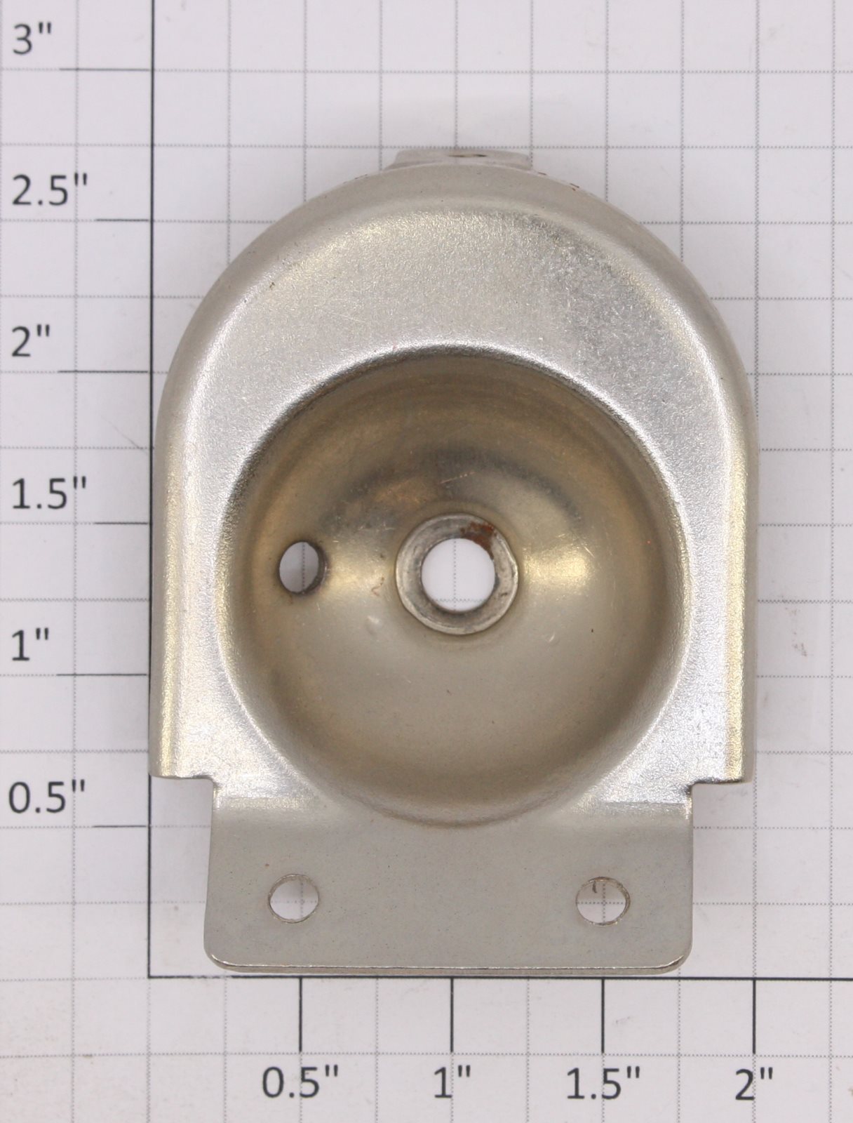 Lionel 400E-28 Nickel Boiler Front Reflector - Without Light Socket (Original-Nickel)