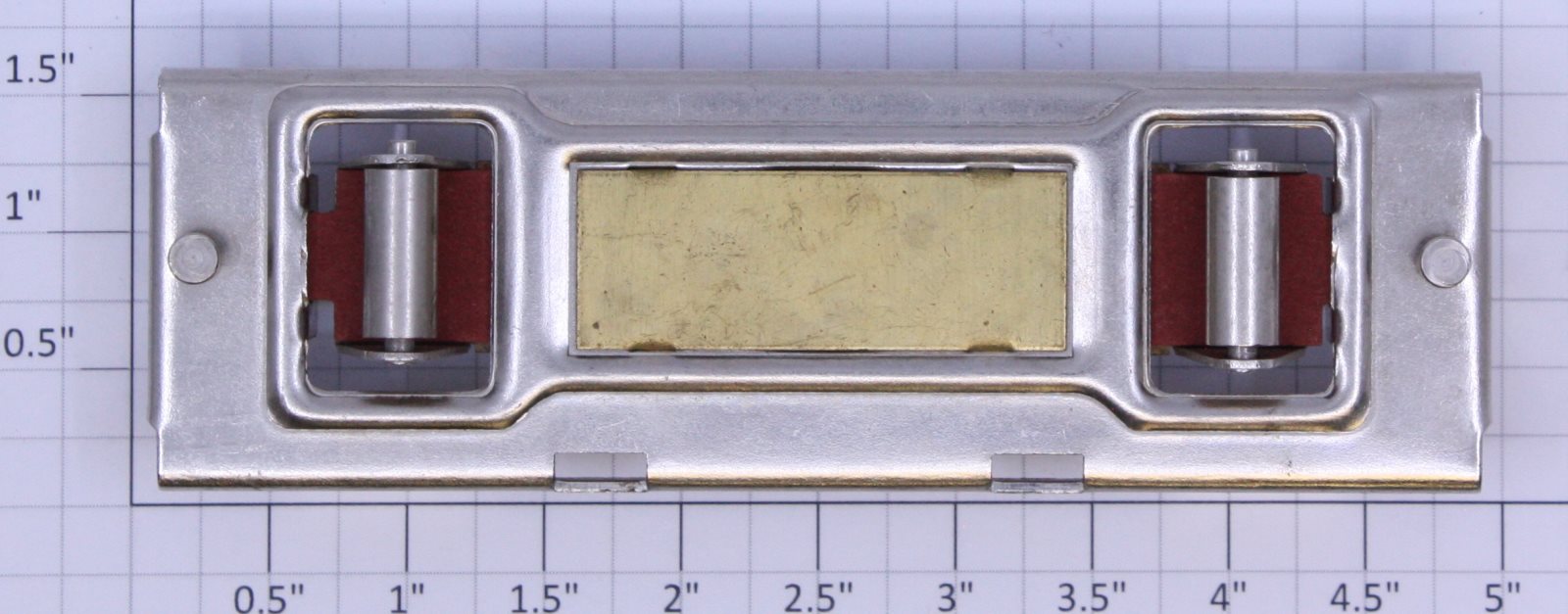 Lionel 390-41 Blank Plate Collector Assembly for Standard Bild-A-Loco Train (Repro-w/Studs)