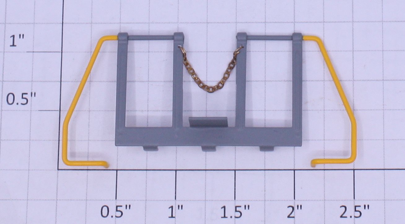 Lionel 18282-5 CSX Dash-9 Gray & Yellow Rear Railing with Chain